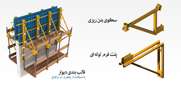 قالب بندی دیوار